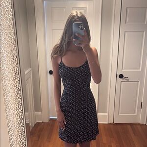 Brandy Melville Black and White Floral Dress. 
I am 5’9 perfect length